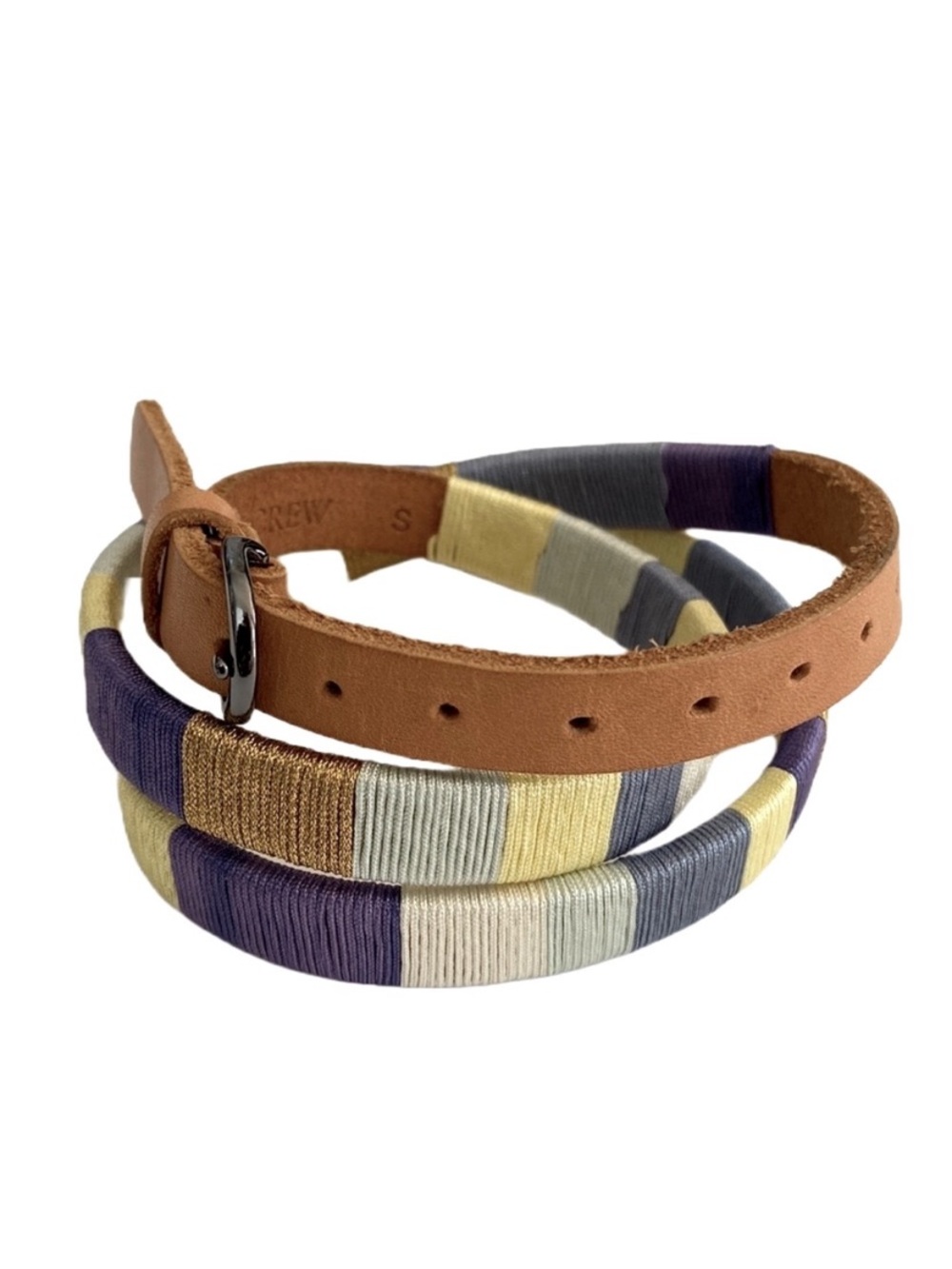 J. Crew Thread Wrapped Skinny Belt